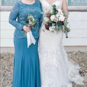 Women’s Blue Formal Dress Size 8